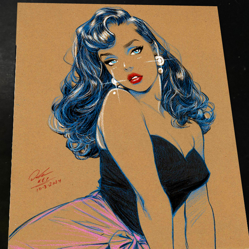 Lois Lane - Marvel art print by Keyeske