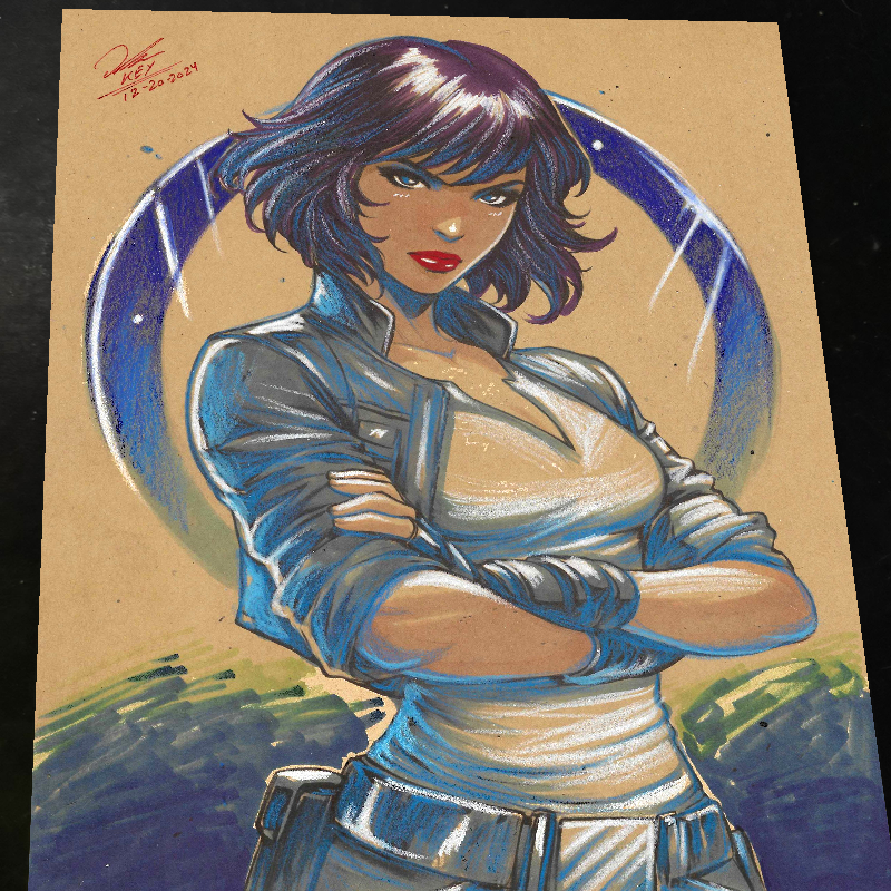 April O'Neil TMNT Art Print Signed 8.5x11 | Art by Keyeske
