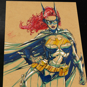 Batgirl - Marvel art print by Keyeske