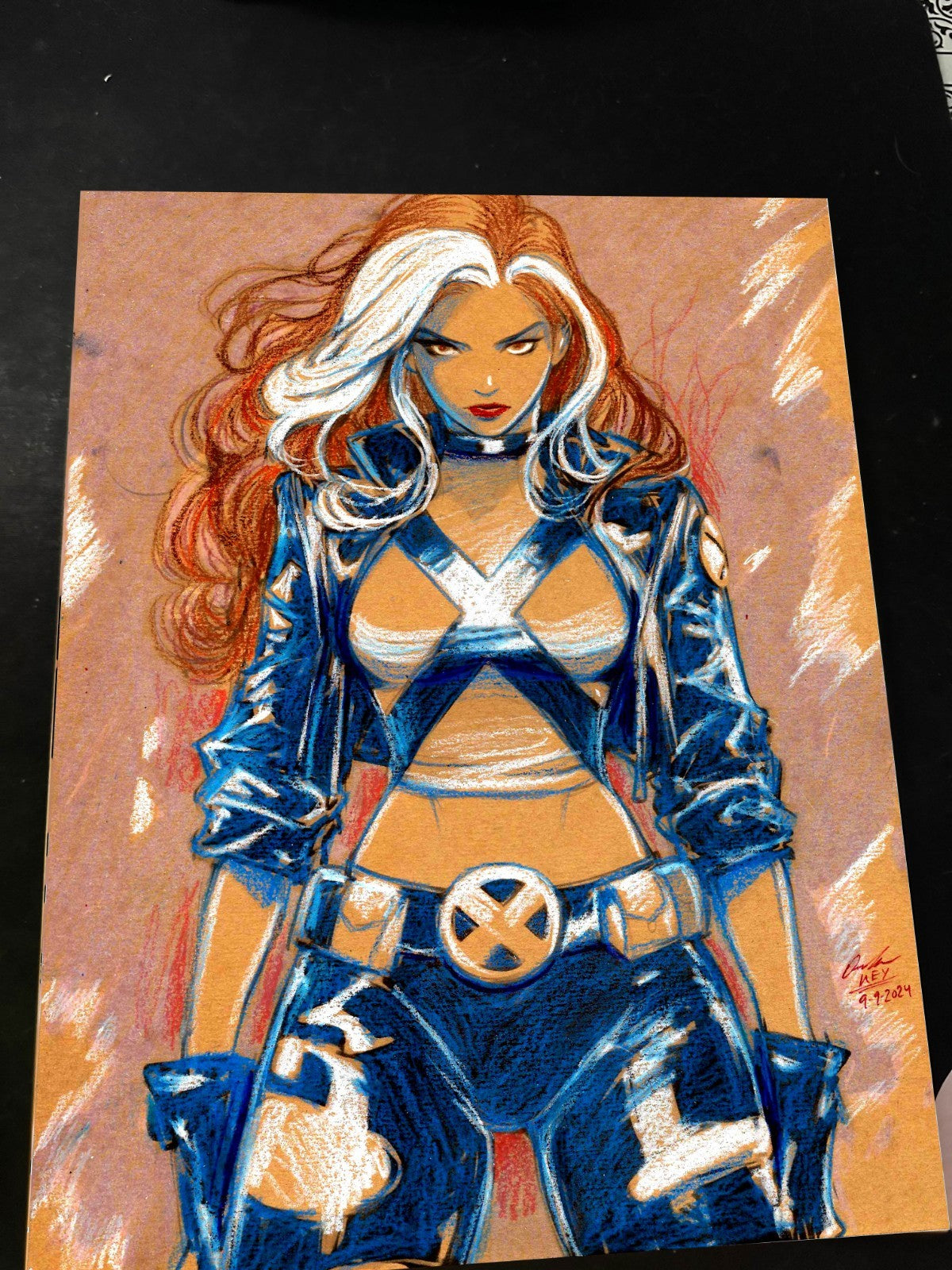 Rogue X-Men Art Print Signed 8.5x11 | Art by Keyeske
