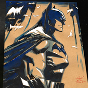 Batman - Marvel art print by Keyeske