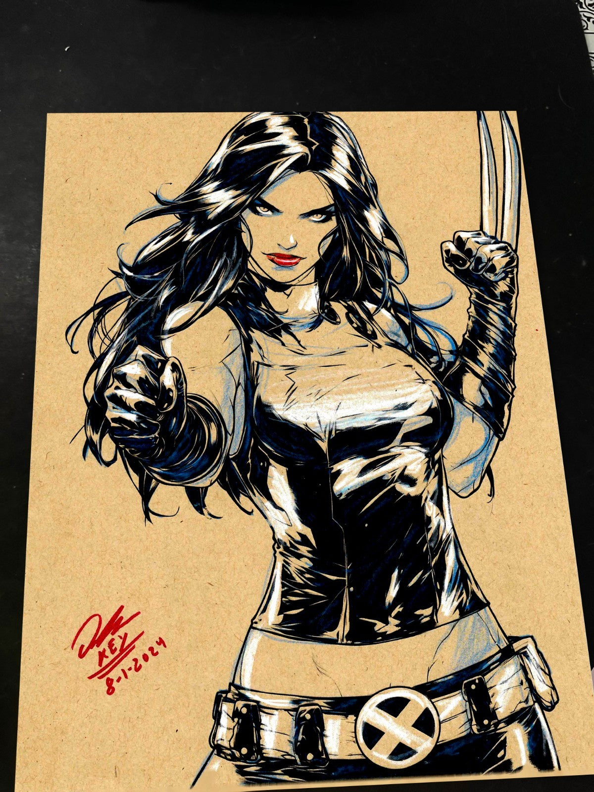 X-23 X-Men Art Print Signed 8.5x11 | Art by Keyeske