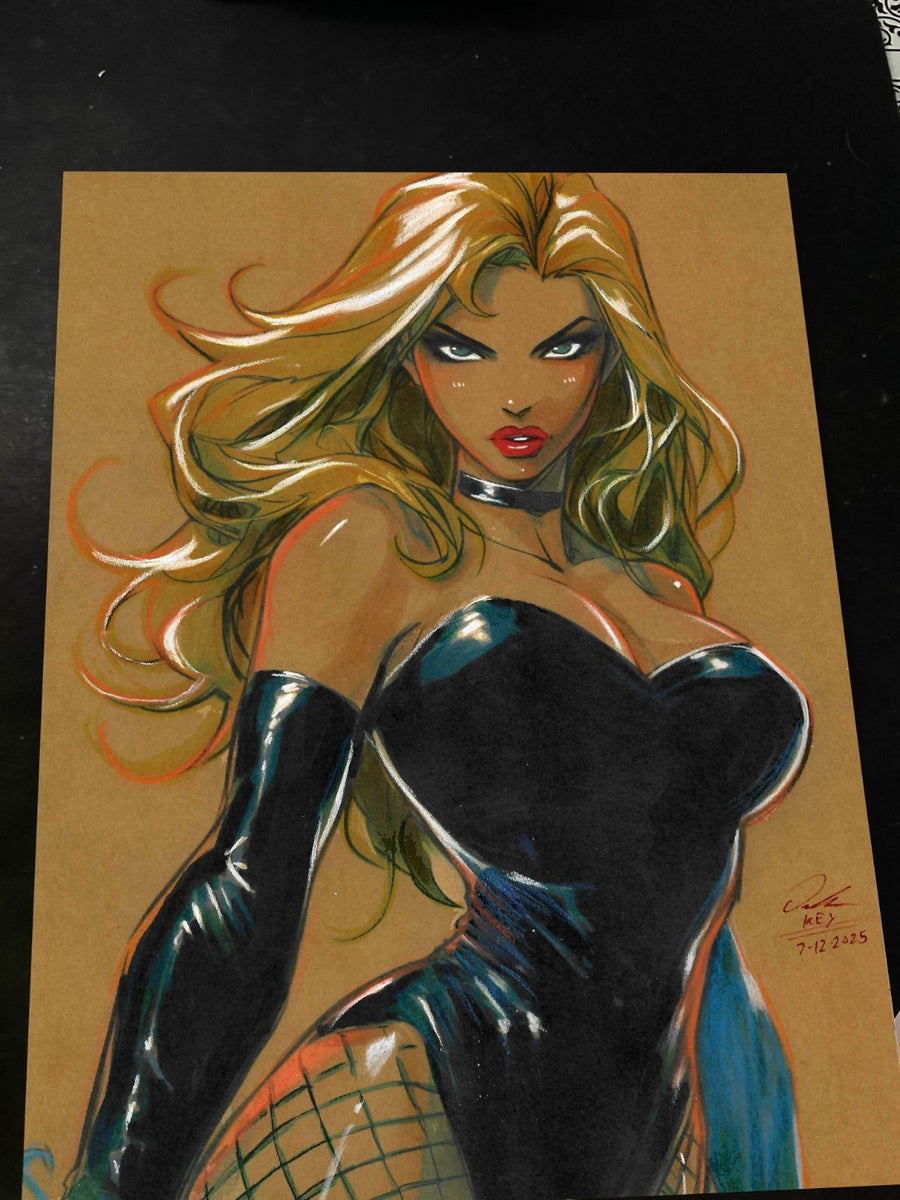 Black Canary art print by Keyeske