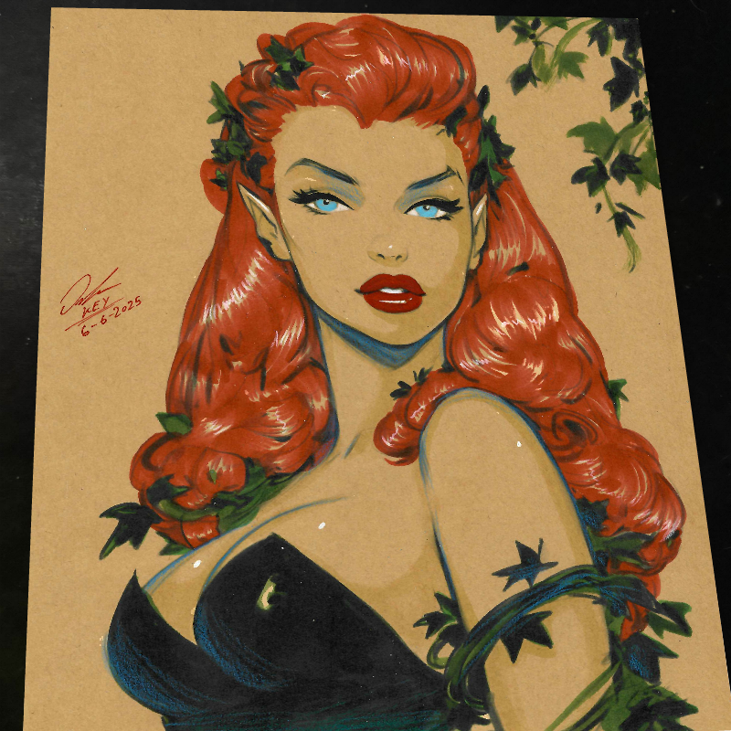 Poison Ivy - Marvel art print by Keyeske