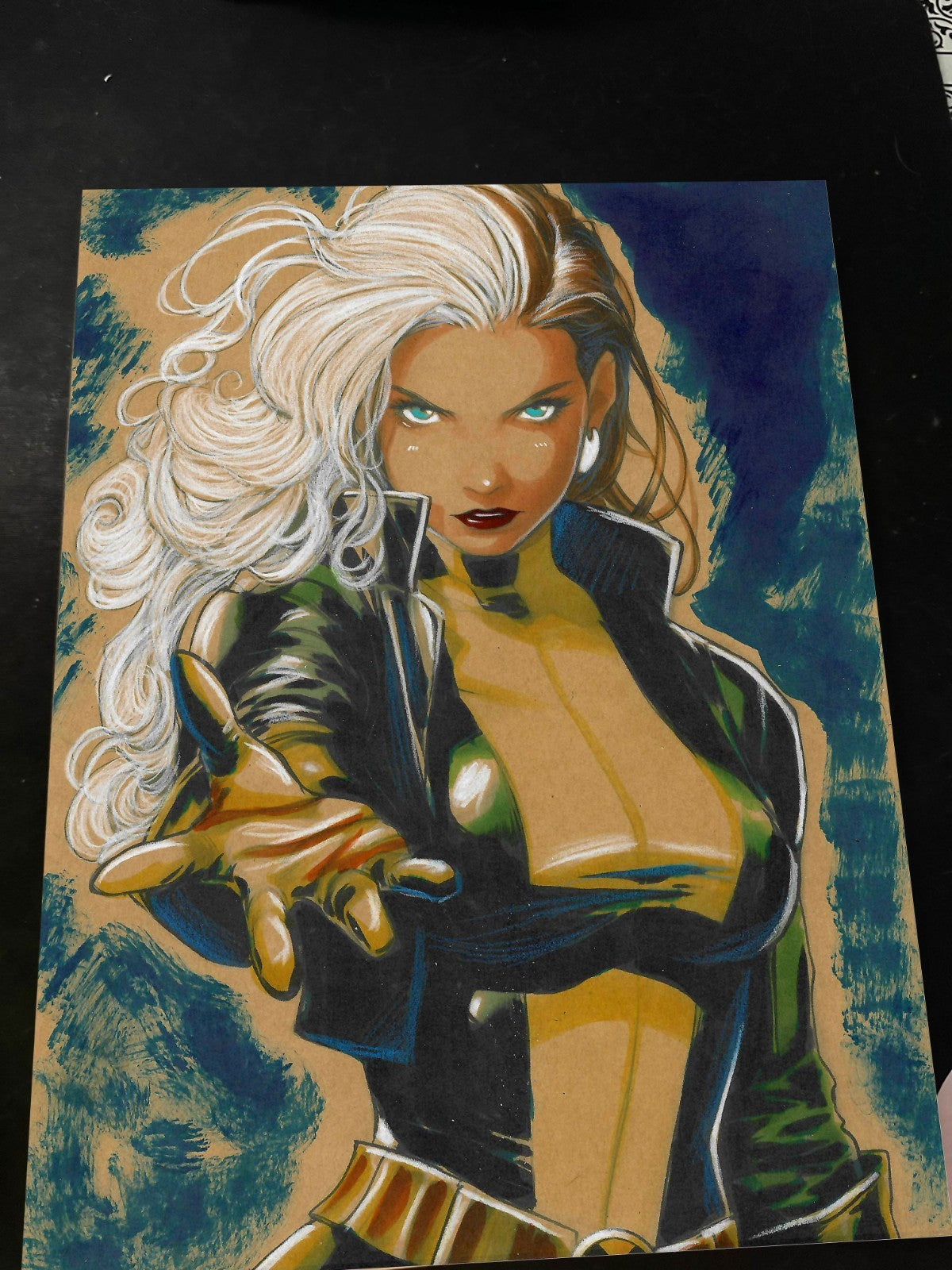 Rogue X-Men Art Print Signed 8.5x11 | Art by Keyeske