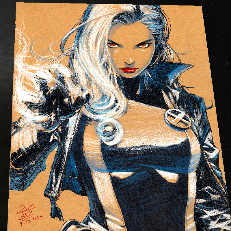 Rogue X-Men Art Print Signed 8.5x11 | Art by Keyeske