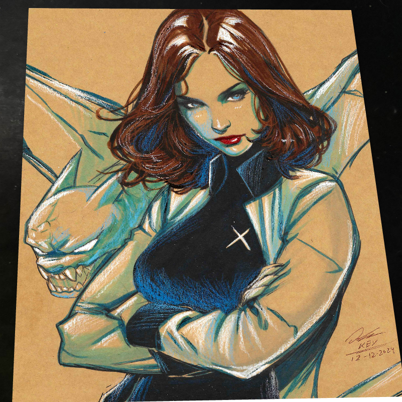 Kitty Pryde X-Men art print by Keyeske