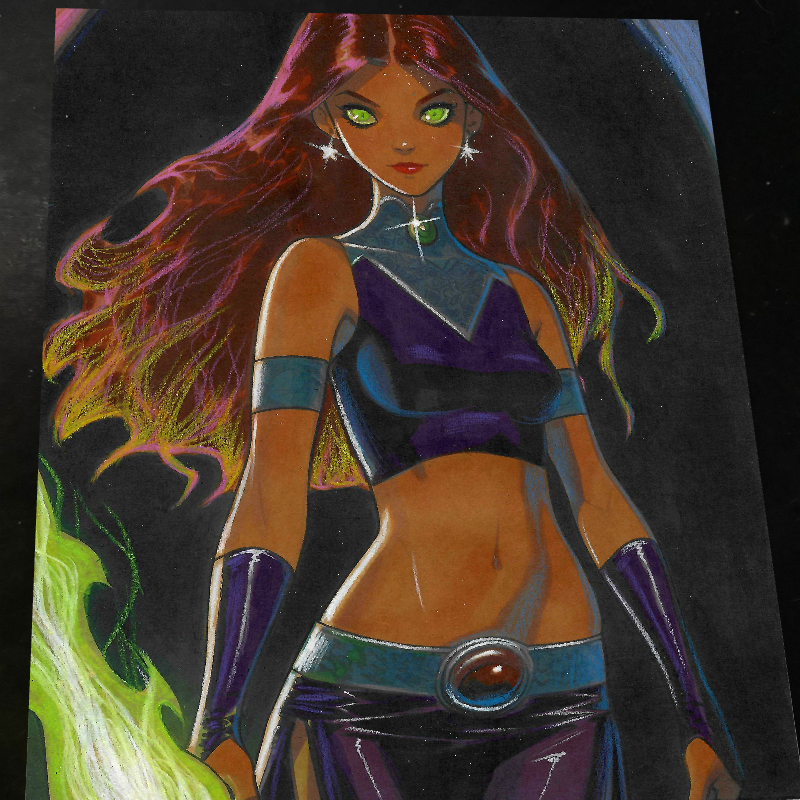Starfire Art Print Signed 8.5x11 | Art by Keyeske