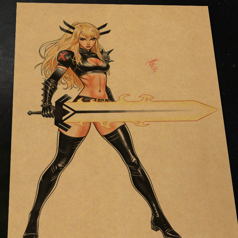 Magik X-Men Art Print Signed 8.5x11 | Art by Keyeske