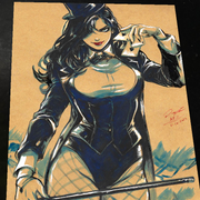 Zatanna Art Print Signed 8.5x11 | Art by Keyeske