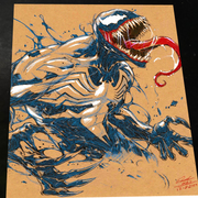 Venom - Marvel art print by Keyeske