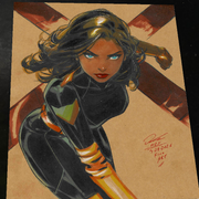 Kitty Pryde X-Men Art Print Signed 8.5x11 | Art by Keyeske