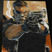 Punisher - Marvel art print by Keyeske