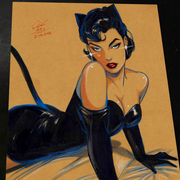 Catwoman - Marvel art print by Keyeske