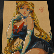 Sailor Moon - One Piece art print by Keyeske