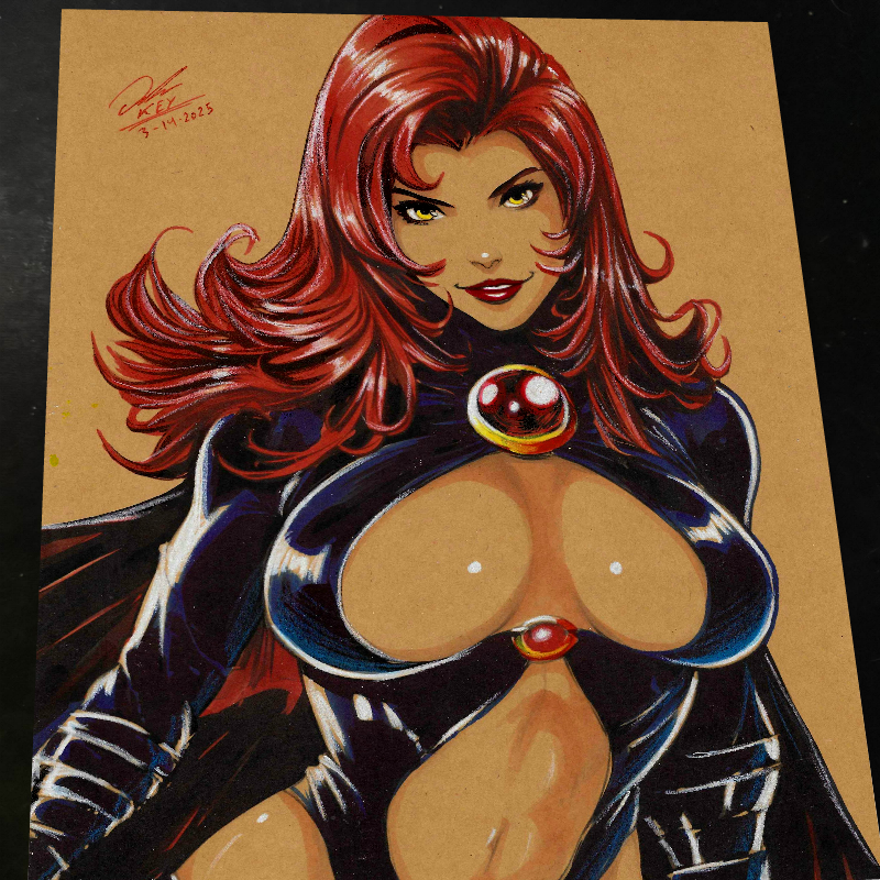 Madelyne Pryor X-Men art print by Keyeske