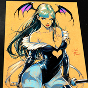 Mary Jane x Venom Art Print Signed 8.5x11 | Art by Keyeske