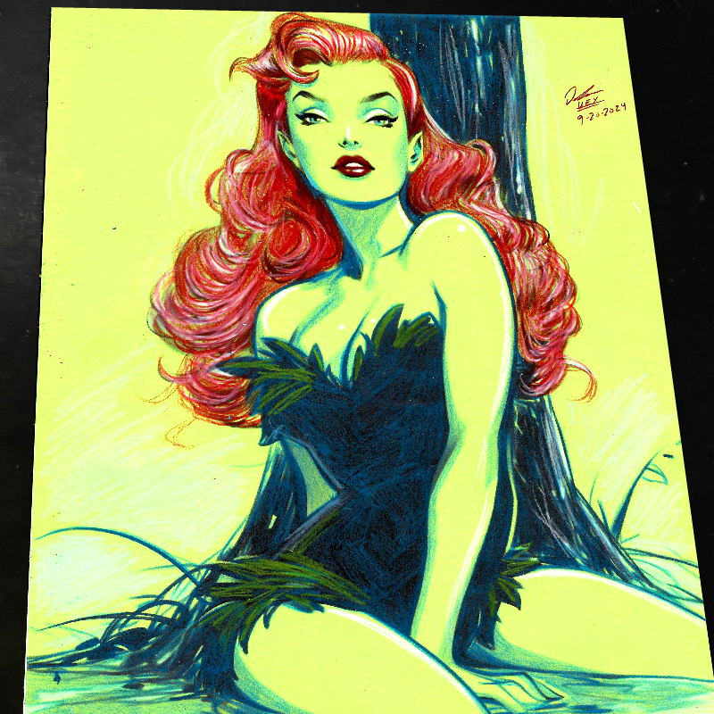 Poison Ivy - Marvel art print by Keyeske