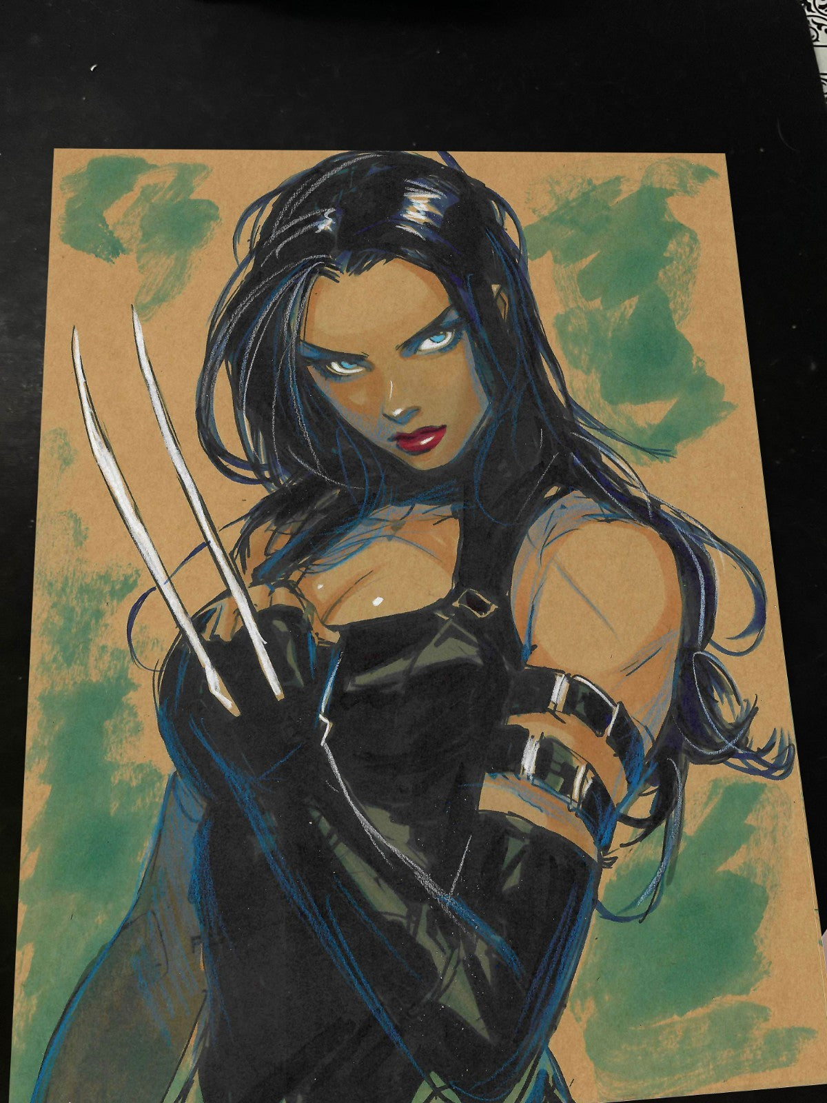 X-23 X-Men Art Print Signed 8.5x11 | Art by Keyeske