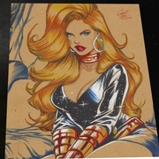 Space Girl Original - Marvel art print by Keyeske