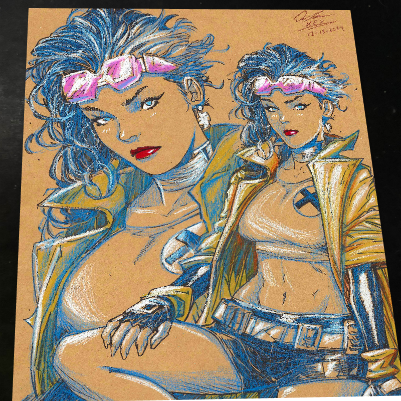 Jubilee X-Men art print by Keyeske