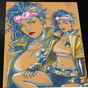 Jubilee X-Men art print by Keyeske