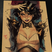 Zatanna Art Print Signed 8.5x11 | Art by Keyeske