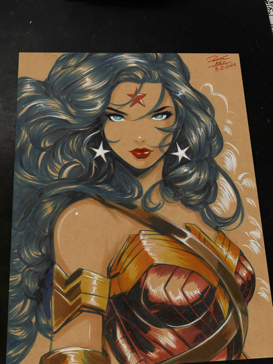 Wonder Woman art print by Keyeske
