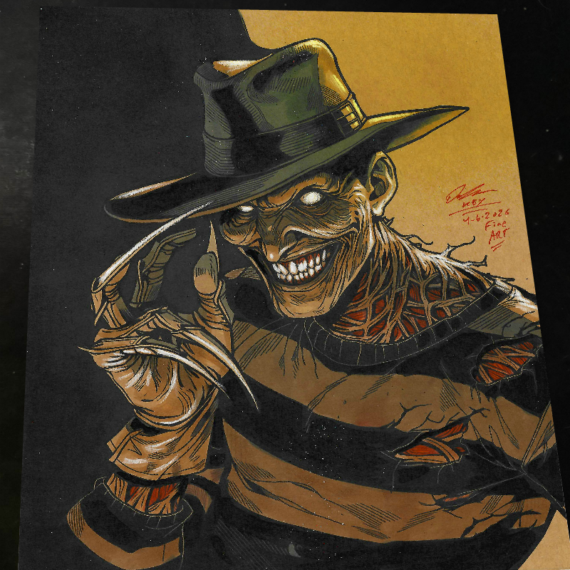 Freddy Krueger art print by Keyeske