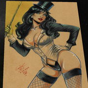 Zatanna Art Print Signed 8.5x11 | Art by Keyeske