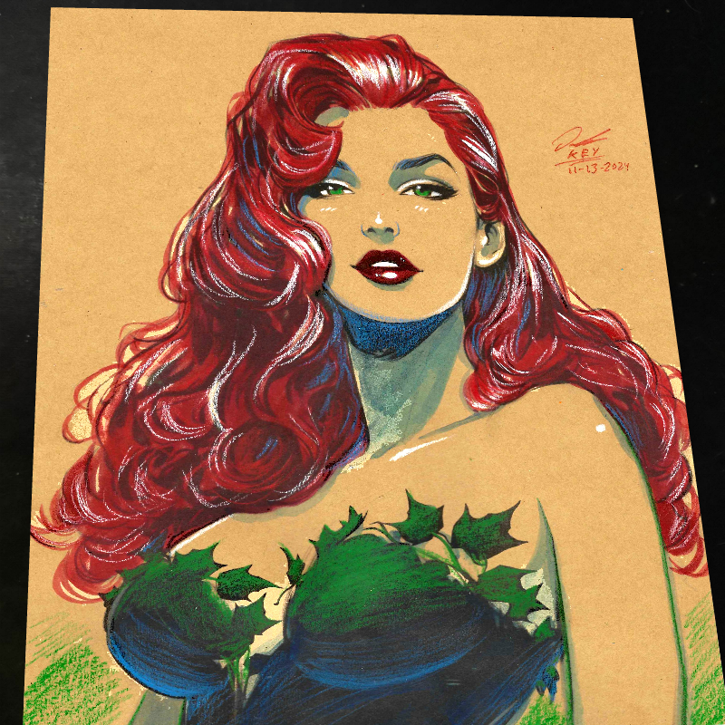 Poison Ivy - Marvel art print by Keyeske
