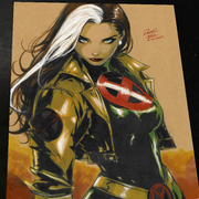 Rogue X-Men Art Print Signed 8.5x11 | Art by Keyeske