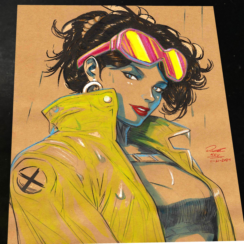 Jubilee X-Men art print by Keyeske