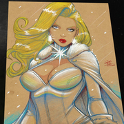 Emma Frost X-Men art print by Keyeske