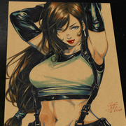 Tifa Lockhart Art Print 8.5x11 Art by Keyeske - Marvel art print by Keyeske