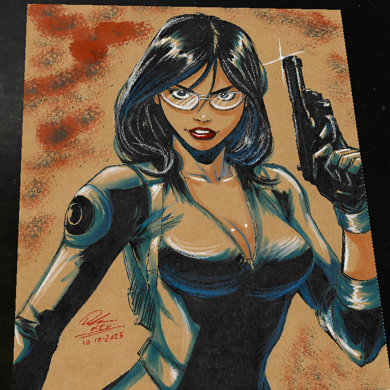 Baroness G.I. Joe Art Print Signed 8.5x11 | Art by Keyeske