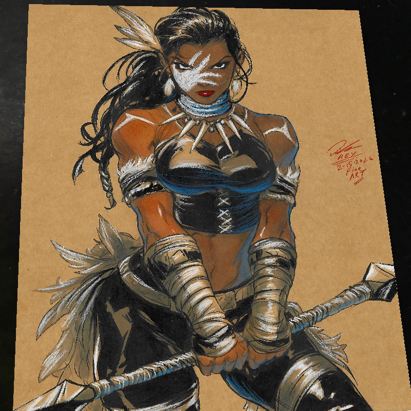 Echo Maya Lopez Marvel art print by Keyeske