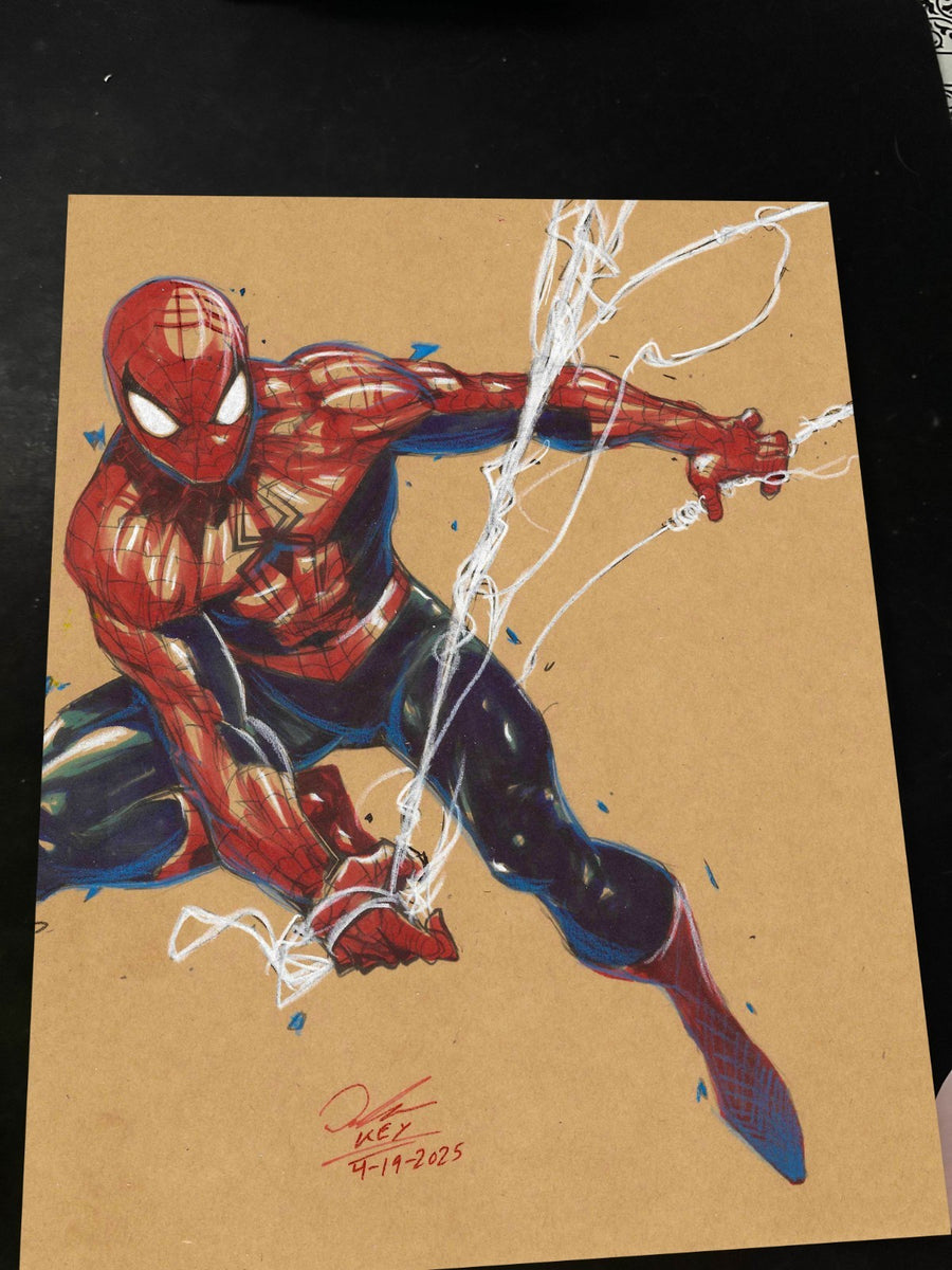 Spider-Man - Marvel art print by Keyeske