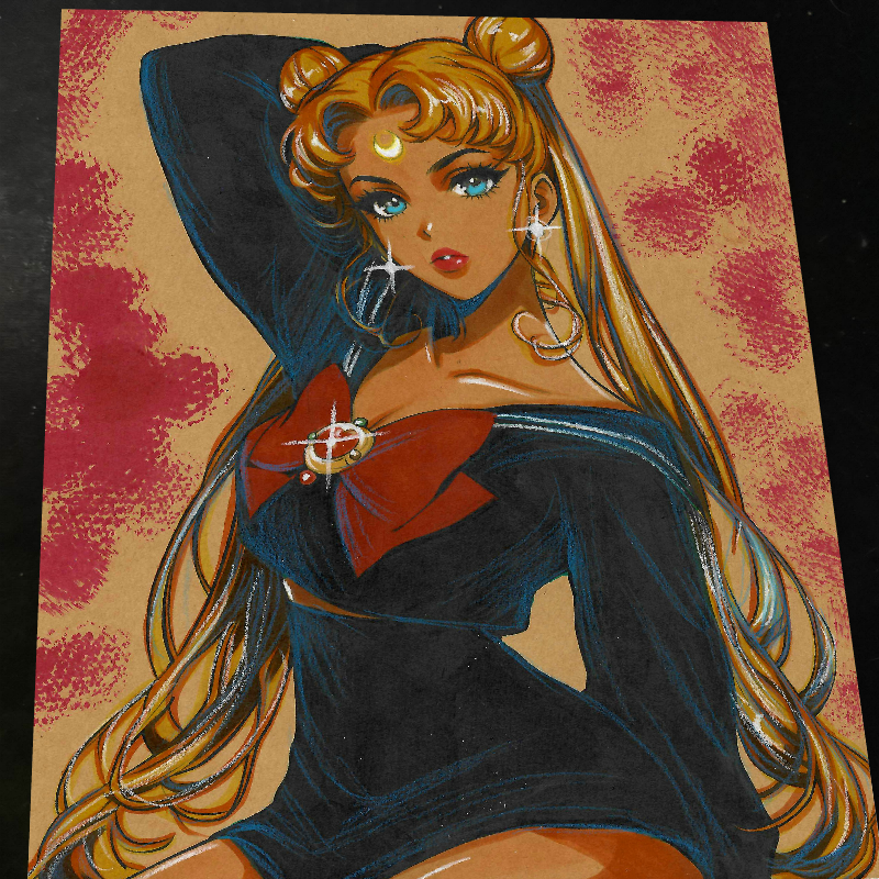 Sailor Moon - One Piece art print by Keyeske