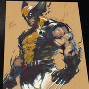 Wolverine X-Men Art Print Signed 8.5x11 | Art by Keyeske