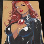 Goblin Queen X-Men Art Print Signed 8.5x11 | Art by Keyeske