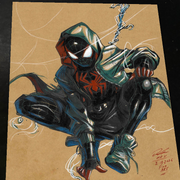 Spider-Man Art Print Signed 8.5x11 | Art by Keyeske