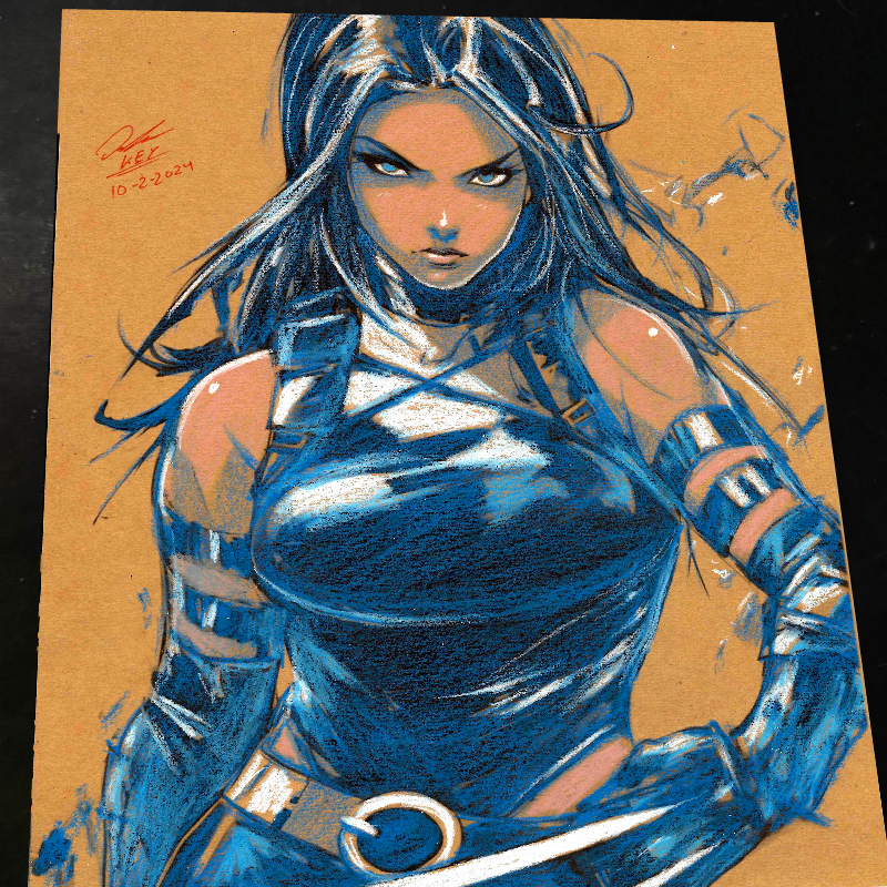 X-23 X-Men Art Print Signed 8.5x11 | Art by Keyeske