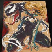 Gwen Stacy Art Print Signed 8.5x11 | Art by Keyeske