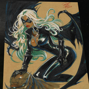 Black Cat - Marvel art print by Keyeske