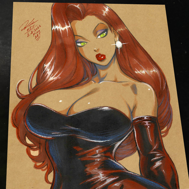 Jessica Rabbit art print by Keyeske