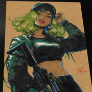 Ella art print by Keyeske