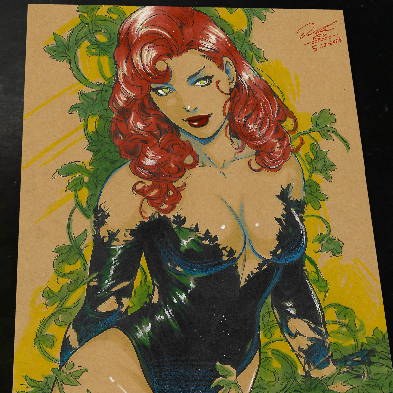 Poison Ivy - Marvel art print by Keyeske