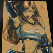Tifa Lockhart Art Print 8.5x11 Art by Keyeske - Marvel art print by Keyeske