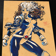 Rogue X-Men Art Print Signed 8.5x11 | Art by Keyeske